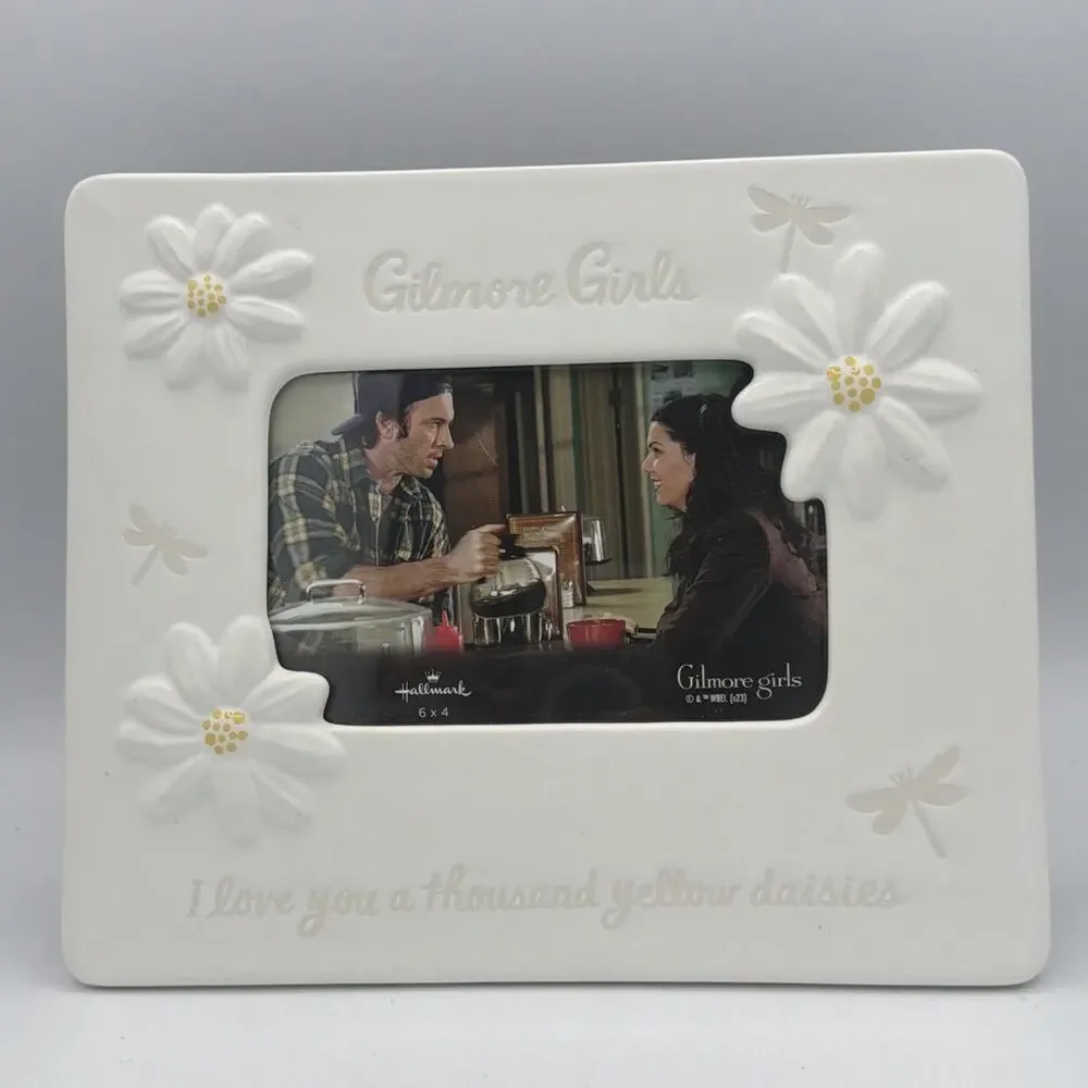 Gilmore Girls Thousand Yellow Daisies Picture Frame 4x6 Hallmark Friends BFF 3D